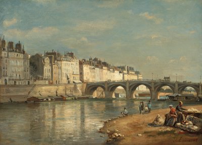 Puente de la Tournelle, París de Stanislas Victor Edouard Lepine